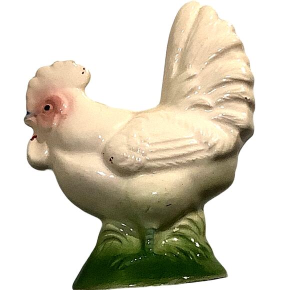 3.5"H x 3"L x 1.45"W Rooster, Made In Japan Chicken Collectible Vintage Piece - Picture 2 of 5